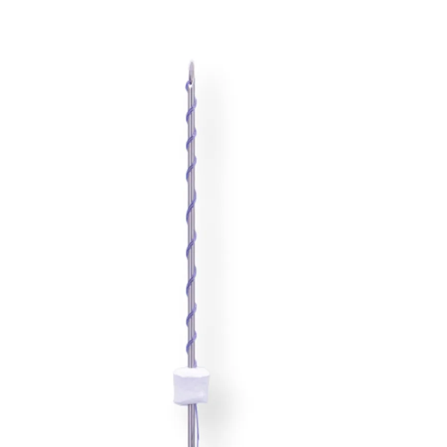 Platinum Threads twin screw thread — twin filaments wound down the needle