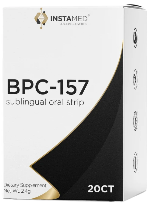 Rebuild BPC-157 sublingual oral dissolving strip carton, 20 count