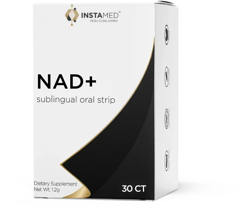 Energy NAD+ oral dissolving strip carton, 30 count