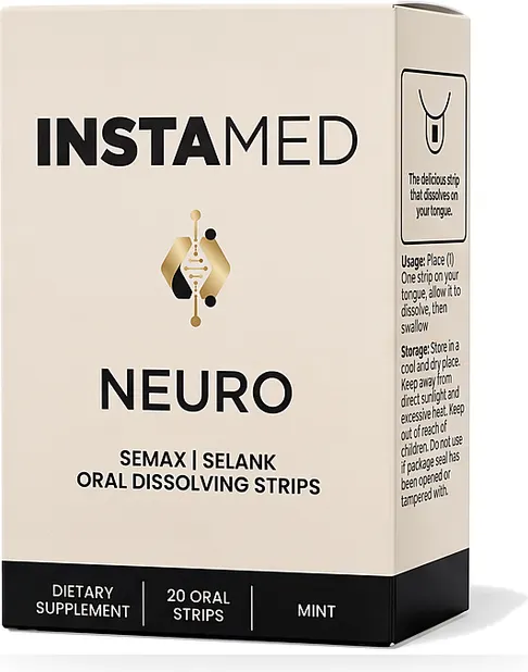 Neuro Semax and Selank oral dissolving strip carton, 20 count