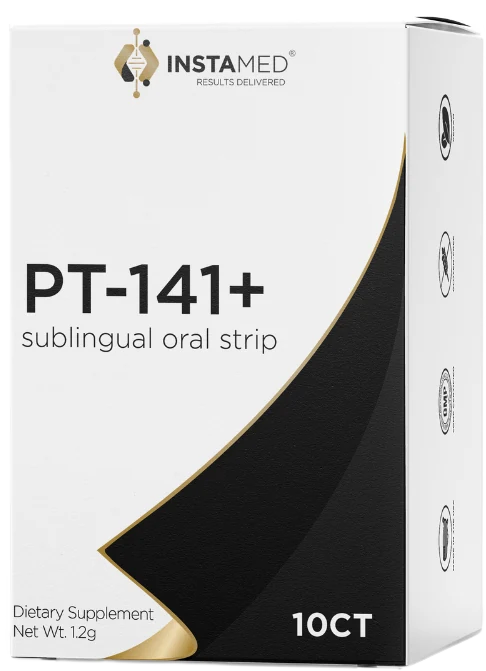 Intimacy PT-141+ oral dissolving strip carton, 10 count